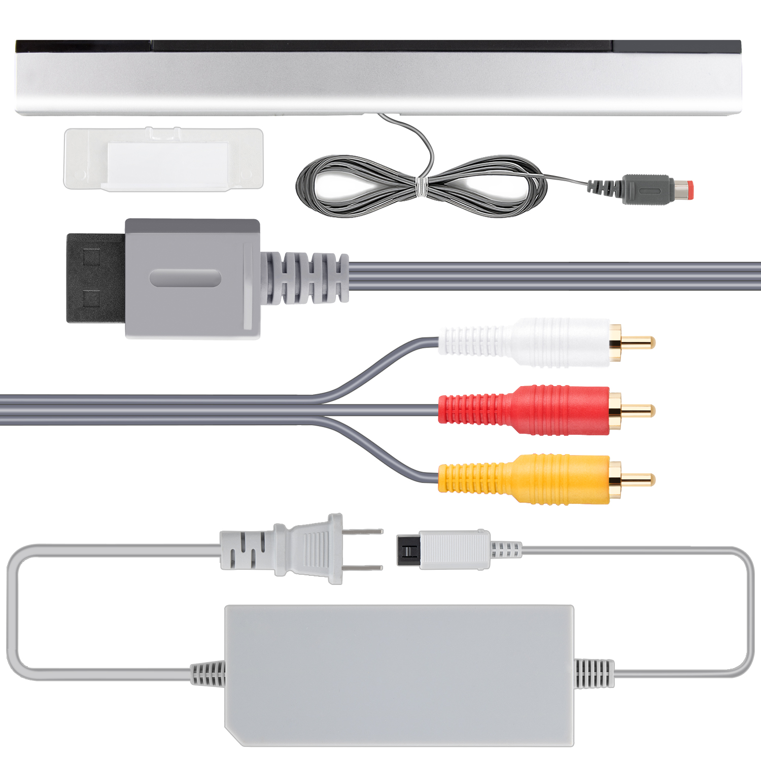 Amazon.com: LongLongJin Ultimate 3 in 1 Wii Cord Adapter Kit - Wii